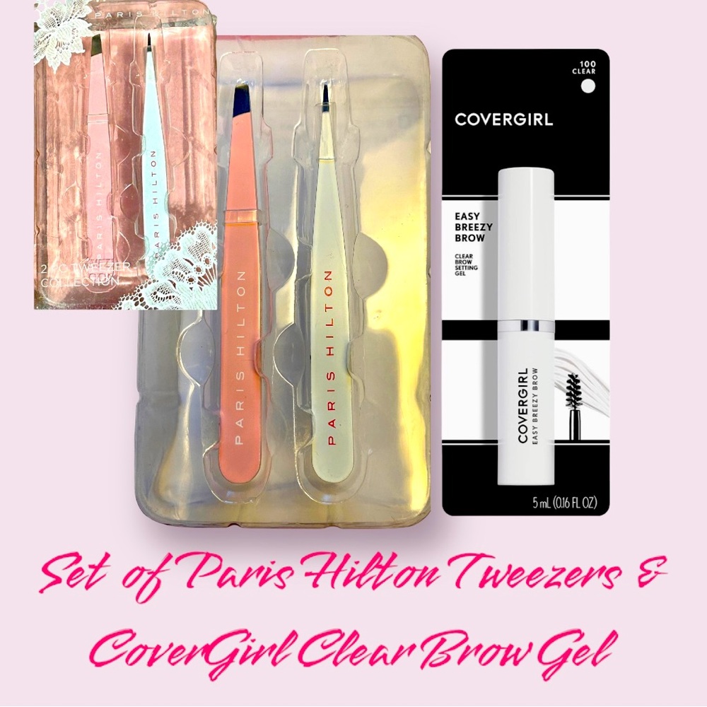 NEW TWEEZER SET & CLEAR BROW GEL!